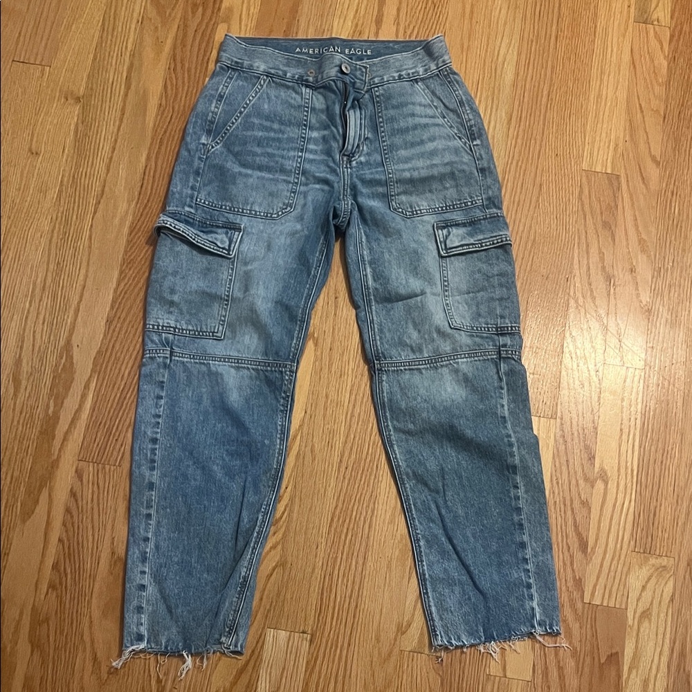 ❤️ American Eagle Outfitters Light Blue Relaxed Men's Jeans